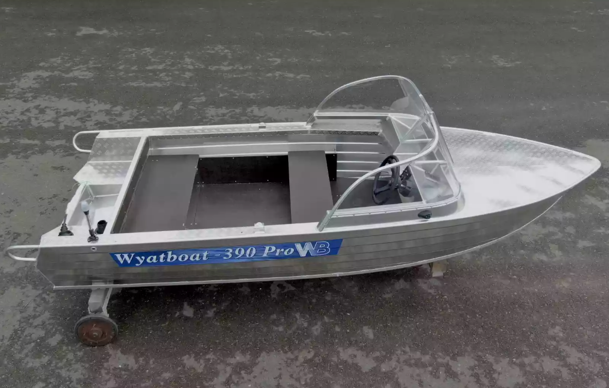 Алюминиевый катер Wyatboat-390 Pro в Оренбурге