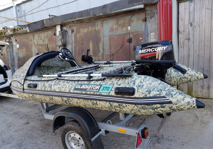НАДУВНАЯ ЛОДКА GLADIATOR C370AL в Оренбурге