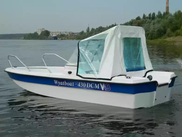 Стеклопластиковый катер Wyatboat-430 DCM (тримаран) в Оренбурге