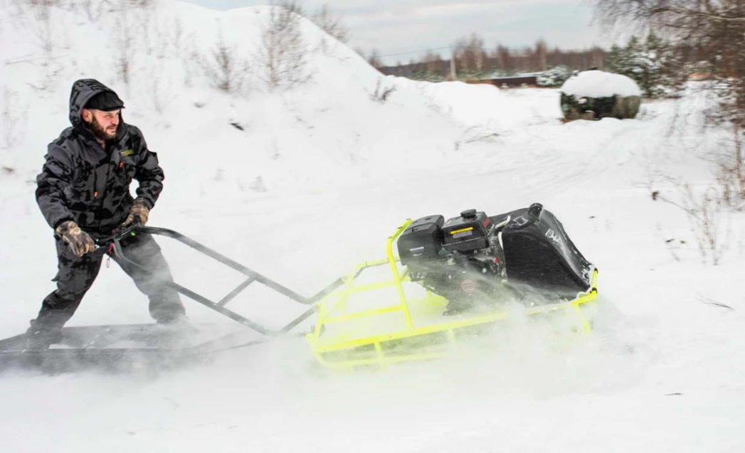 Мотобуксировщик Бурлак ХОЗЯИН-1 (капот ткань) в Оренбурге