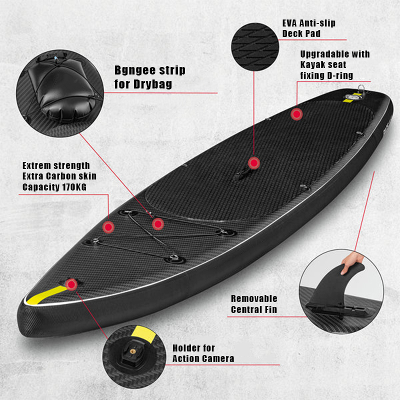 SUP (САП) ДОСКА MISHIMO CARBON DARKSIDE 11’ (335СМ) в Оренбурге