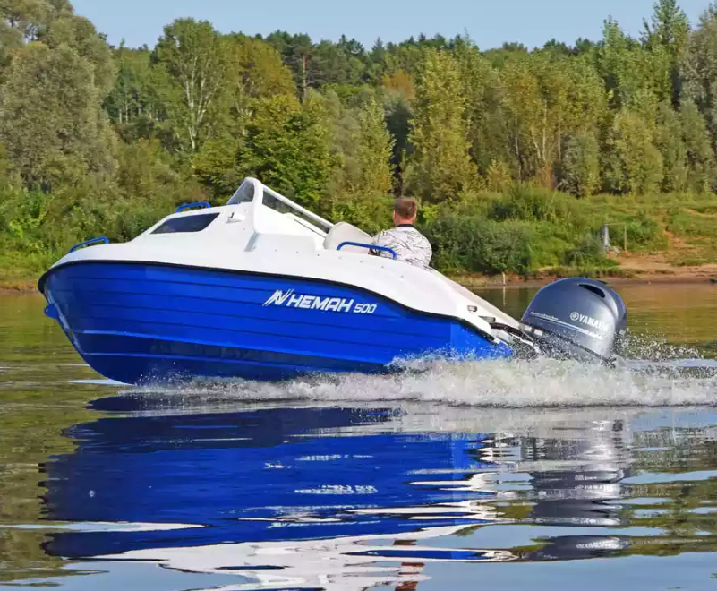 Комбинированный катер Neman-500 с каютой в Оренбурге