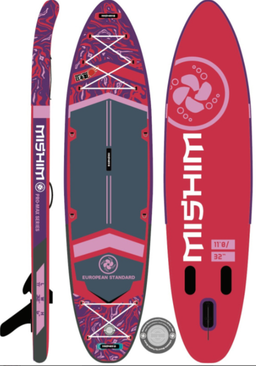 SUP (САП) Доска MISHIMO PRO-MAX Viva Magenta 10.8’ (330см) в Оренбурге