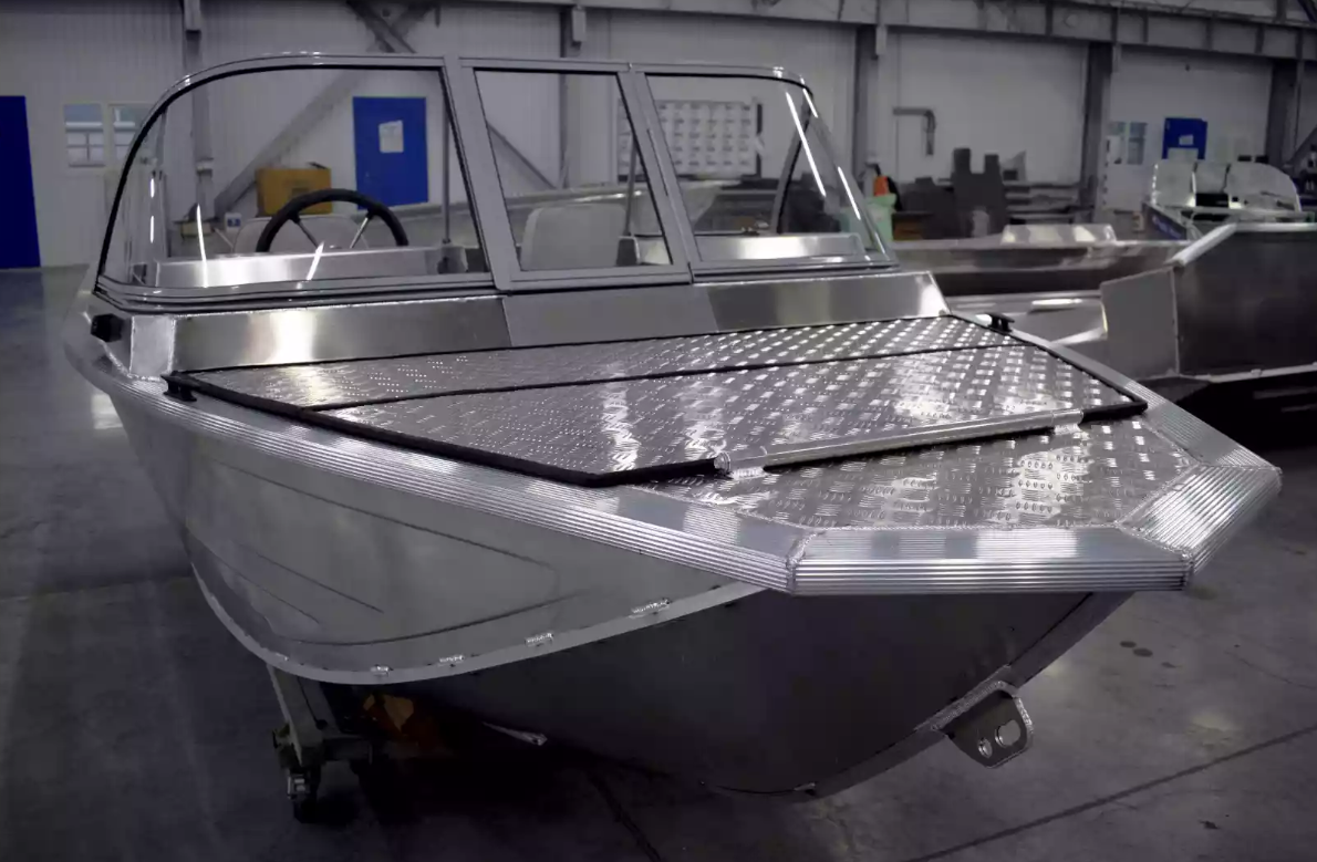 Алюминиевый катер Неман-450 DC NEW без покраски в Оренбурге
