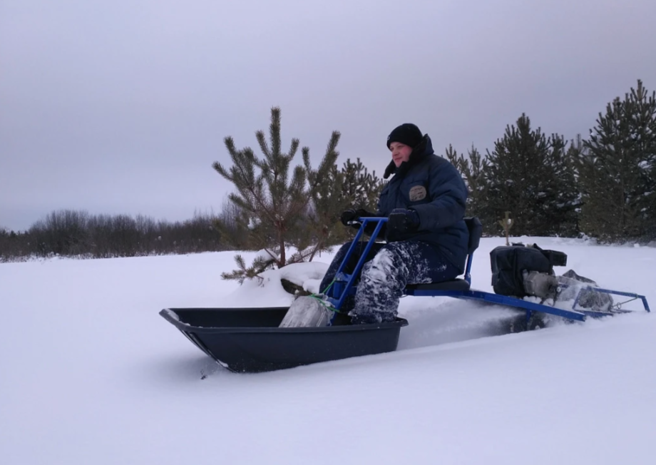Мотобуксировщик толкач Альбатрос-XL8 с модулем. Без фары, тележки в Оренбурге