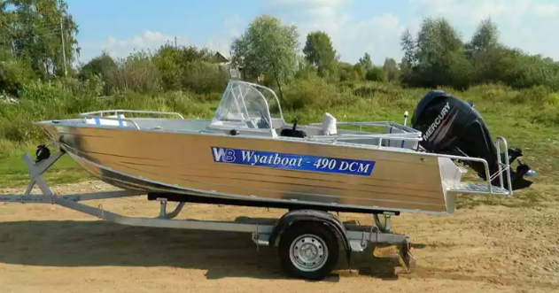 Алюминиевый катер Wyatboat-490 DCM в Оренбурге