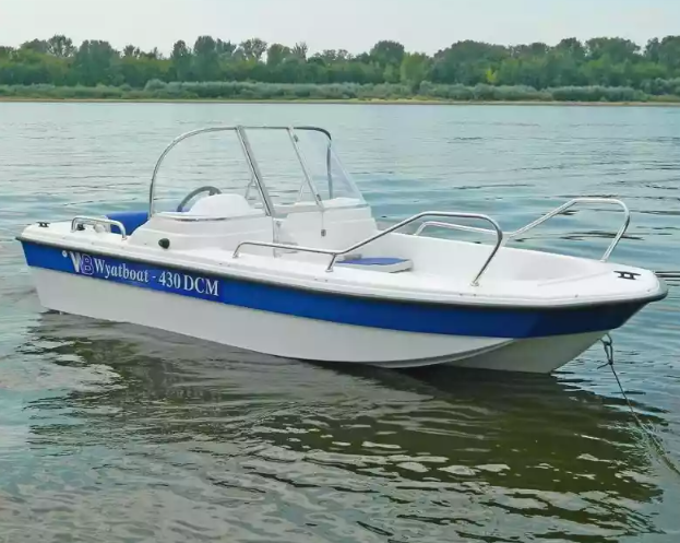 Стеклопластиковый катер Wyatboat-430 DCM (тримаран) в Оренбурге