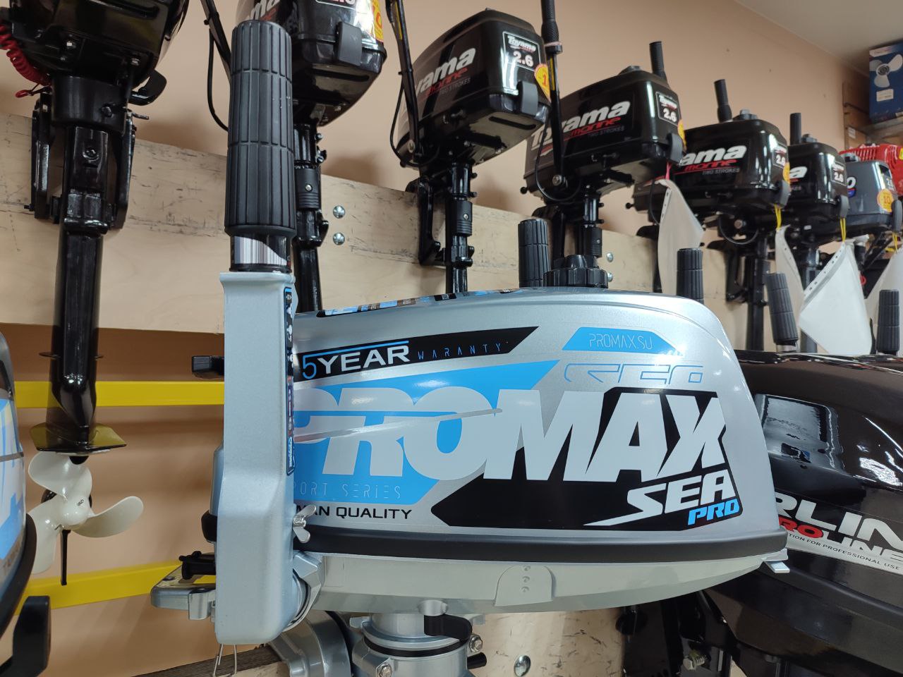 Лодочный мотор PROMAX SP5FHS (внешний бак 12 л) в Оренбурге