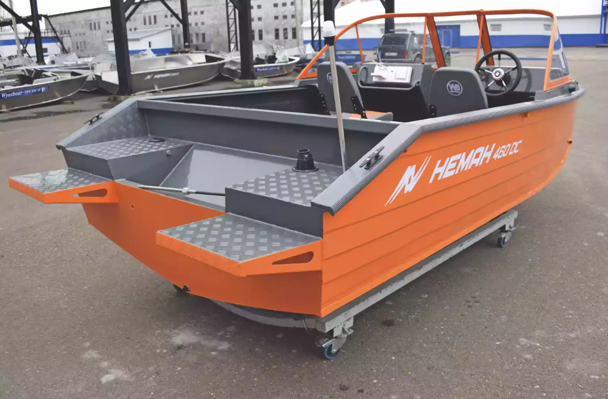 Алюминиевый катер Неман-480 DCM FISH в Оренбурге