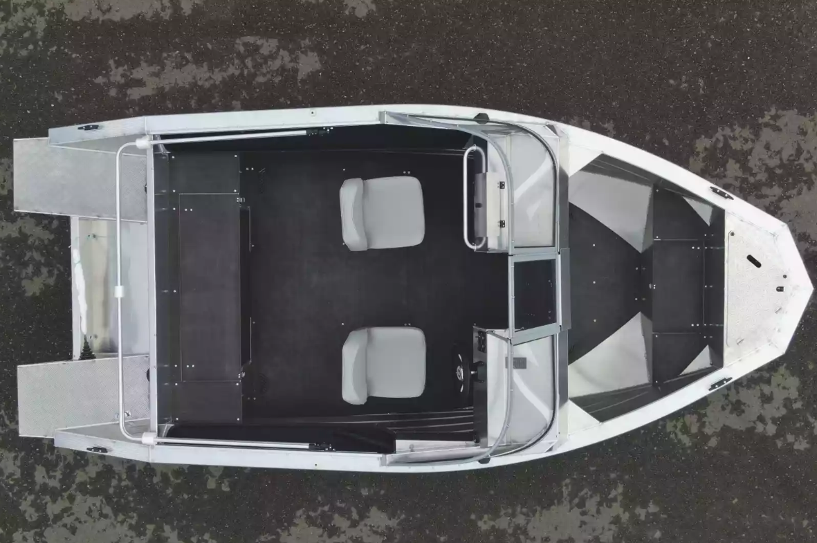 Алюминиевый катер Неман-450 DC NEW без покраски в Оренбурге