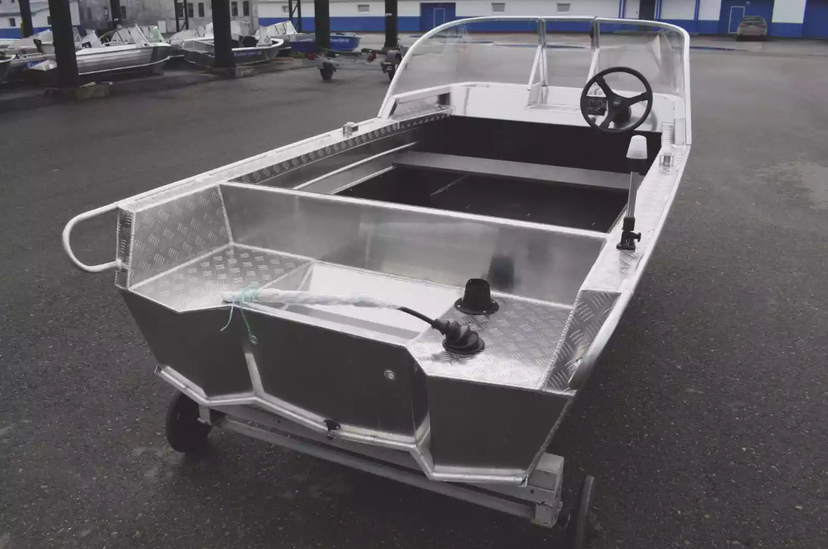 Алюминиевый катер Wyatboat-390 Pro в Оренбурге