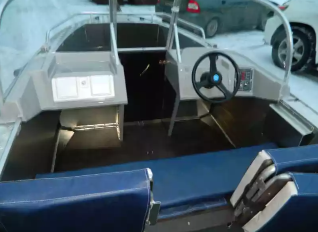 Алюминиевый катер Wyatboat-430T DCM Трансформер в Оренбурге