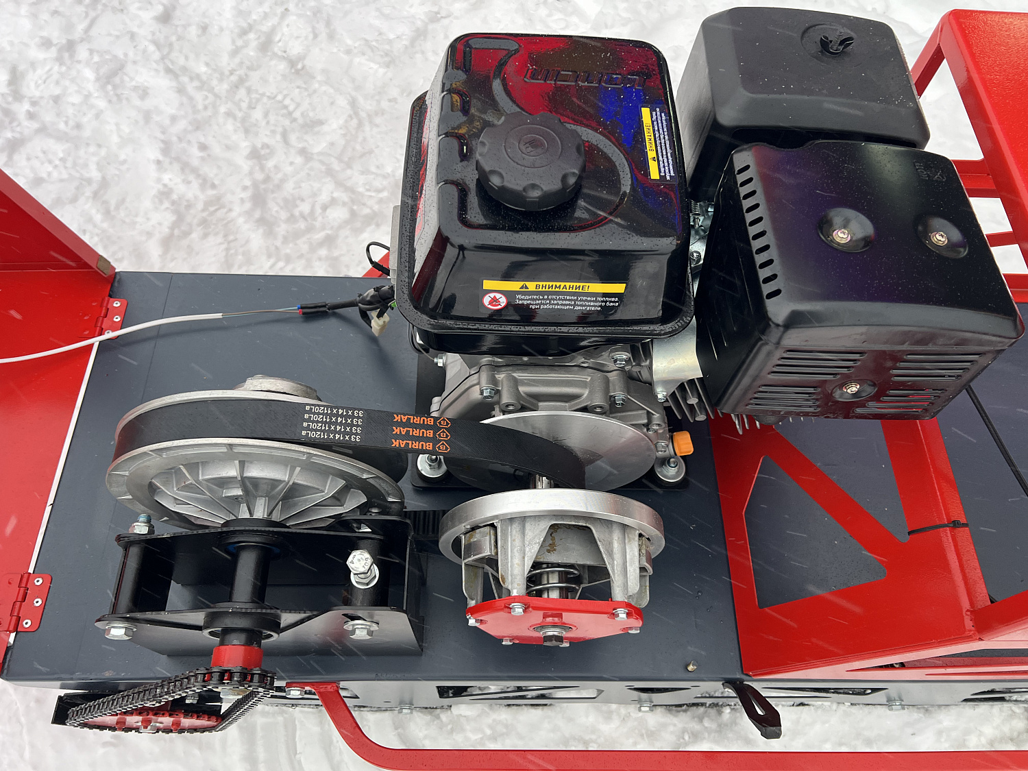 Мотобуксировщик EX-MOTO SNOWDOG S500 15л.с в Оренбурге