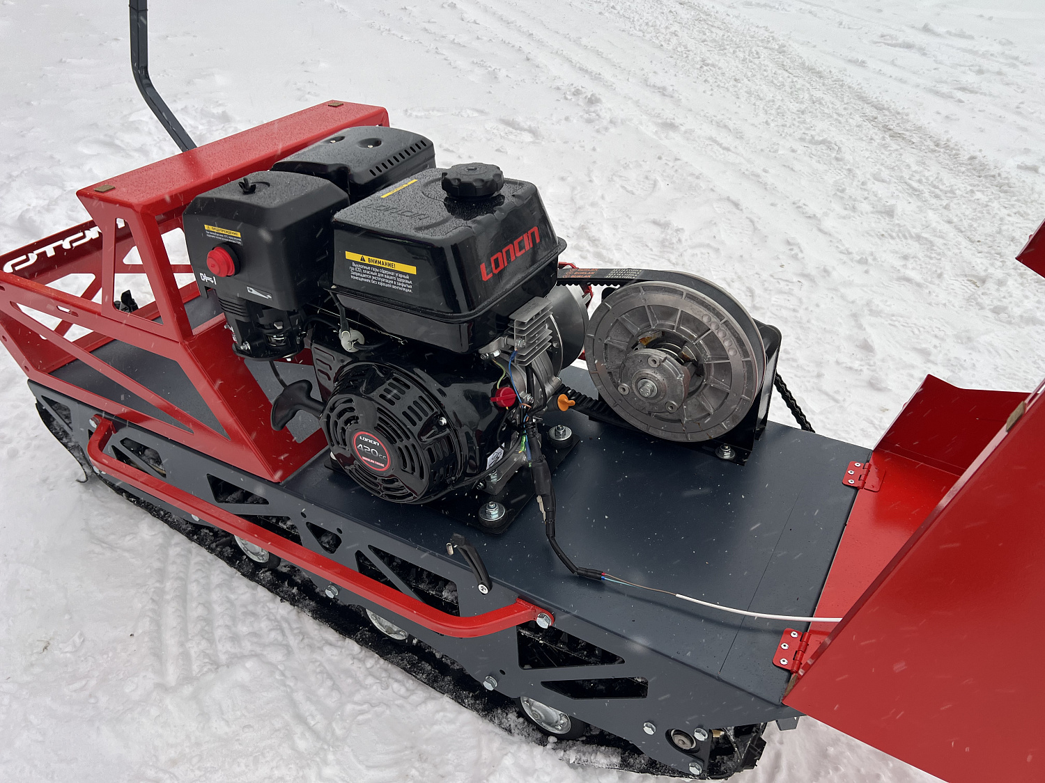 Мотобуксировщик EX-MOTO SNOWDOG S500 15л.с в Оренбурге