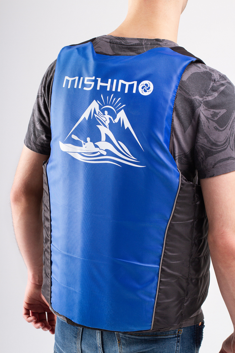 Жилет спасательный MISHIMO PRO Премиум качества Черно-синий в Оренбурге