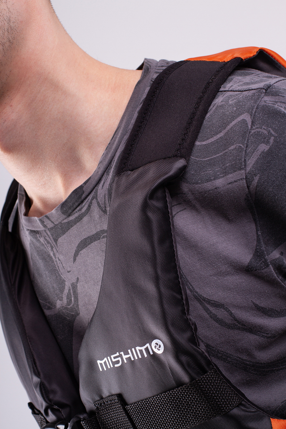 Жилет спасательный MISHIMO PRO Премиум качества Черно-оранжевый в Оренбурге