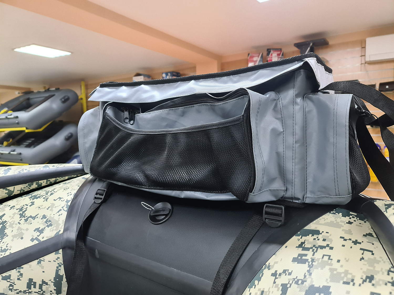 СУМКА ЛЮКС НА БАЛЛОН ДЛЯ ЛОДОК ПВХ 50Х25Х25 СМ в Оренбурге